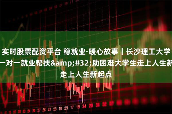 实时股票配资平台 稳就业·暖心故事丨长沙理工大学实施一对一就业帮扶 助困难大学生走上人生新起点